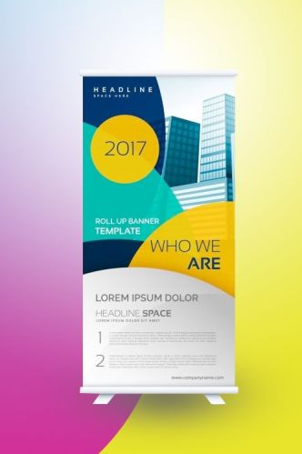 Multicolor Rectangular Customized Roll Up Standee, For Advertising, Frame Material : Plastic