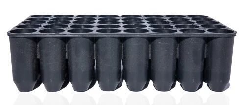 Black PVC Seedling Tray 40 Cavity Tray, Size : 275*350mm