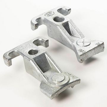 Grey Polished Metal Guy Hook, For Pole Line Fitting