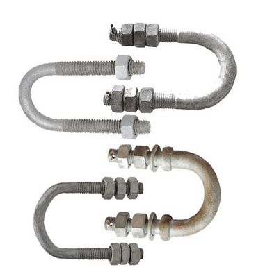 Polished Metal U Bolts, Size : Standard