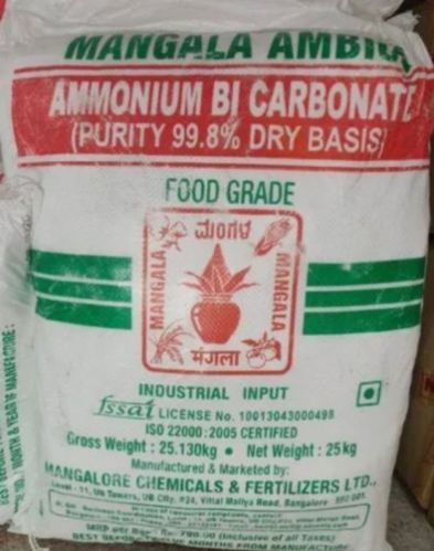 Mcf Ammonium Bicarbonate For Biscuit, Food, Pharma