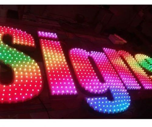 Acrylic LED Functioning Signage For Advertising