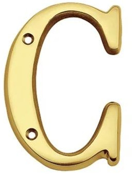 Polished Raised Brass Letter For Advertisement