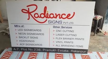 Vinyl Flex Sign Board For Advertising