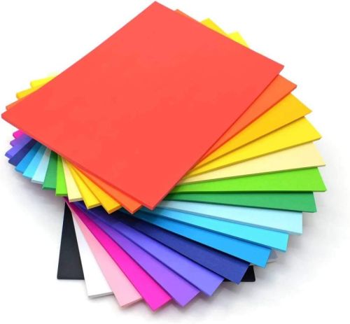 Plain Colored Paper Sheets, Technics : Machine Made