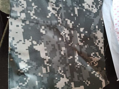 Checked Cotton Air Force Fabric, Technics : Non Stitched