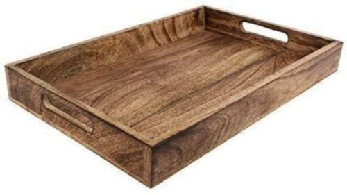 Polished Wooden Trays, Shape : Rectangular