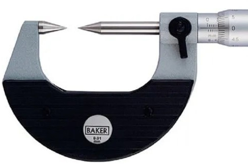 Cast Iron Baker Point Micrometer For Industrial Use