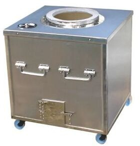 MIld Steel Square Tandoor, For Chapati Making Use, Feature