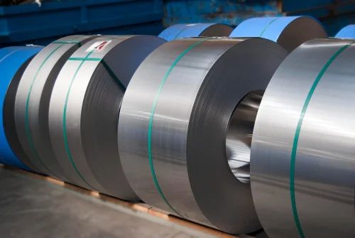 Bhushan Cold Rolled Steel Coil, Color : Silver For Construction