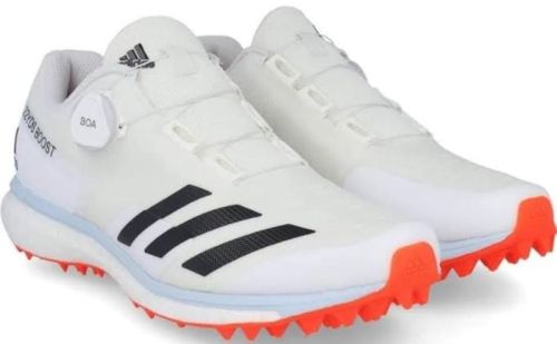 Feroc Zoya White Cricket Shoes, Gender : Male