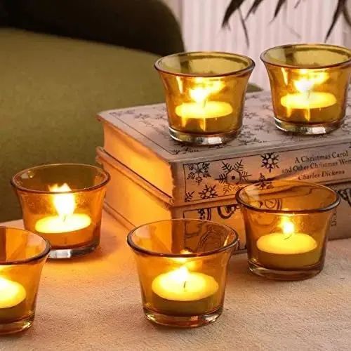 Glass Diya For Decoration Use