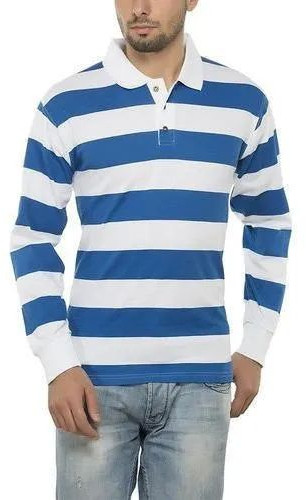 Mens Full Sleeves Collar T-Shirt, Speciality : Easily Washable, Comfortable