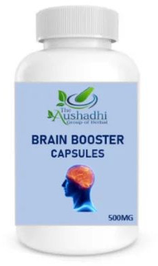 Aushadhi Brain Booster Capsule, Packaging Type : Bottle
