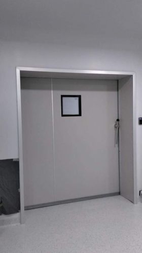 Automatic Hermetically Sealed Sliding Door, Frame Material : Aluminium