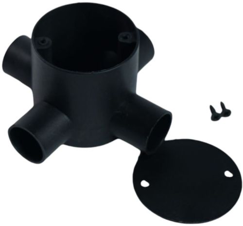 PVC Deep Junction Box 4 Way For Electrical Conduit Fittings