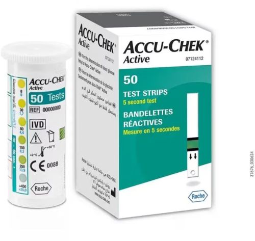 Accu-chek Blood Sugar Test Strips For Clinical, Hospital