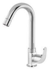 Crospo Brass Swan Neck Tap, Installation Type : Wall Mounted