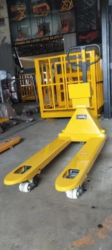 Mild Steel Weighing Scale Pallet Truck For Industrial