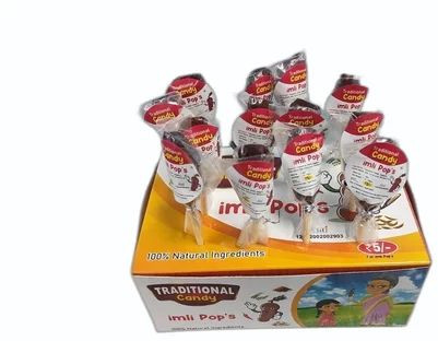 Solid Imli POP Lollipop, Packaging Type : Plastic Packet, Box