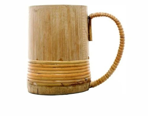 Polished Handmade Bamboo Coffee Mug