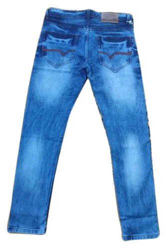 Mens Blue Denim Jeans, Fit Type : Regular Fit
