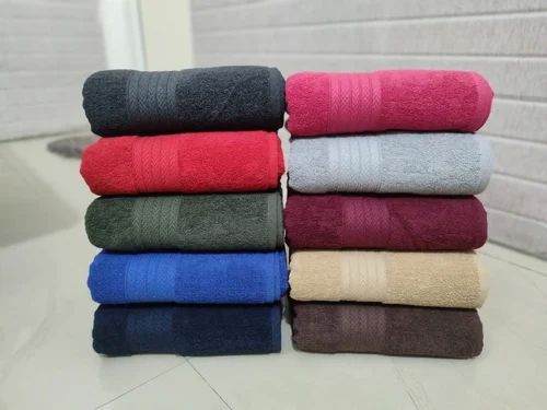 Plain Cotton Bath Towel For Bathroom