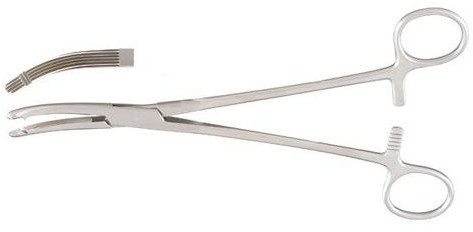 Polished Stainless Steel Hysterectomy Clamp Forceps