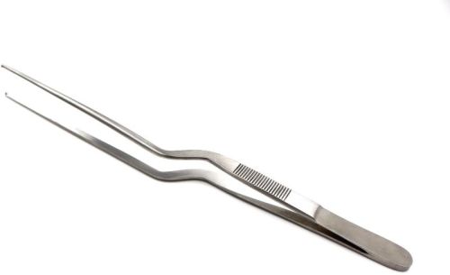 Polished Stainless Steel Plain Standard Bayonet Forceps, Color : Silver
