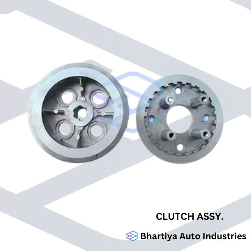 Polished TVS HLX Clutch Assembly, Color : Silver