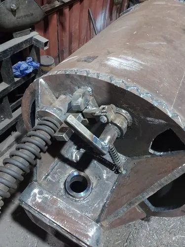 Iron 1000mm Rock Drilling Bucket, Color : Silver