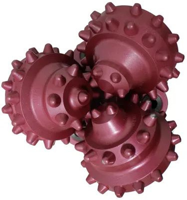 Painted Mild Steel Tricone Rock Roller Bit For Drilling