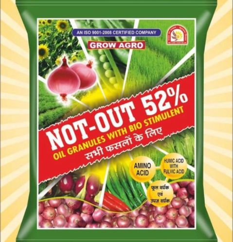 Not-Out 52% Oil Granules With Bio Stimulant