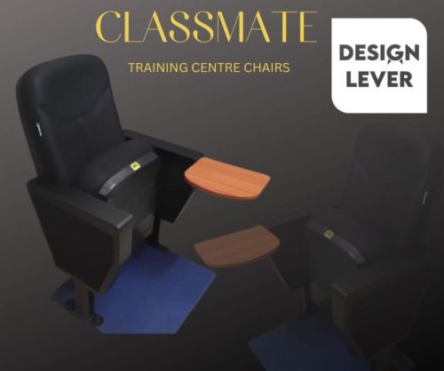 Design Lever Classmate Training Centre Chair For Coaching, Tuition, College, Classroom