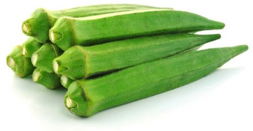 Fresh Okra, Color : Green