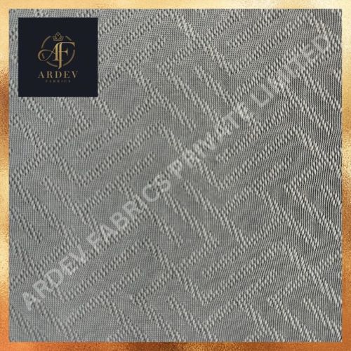 Polyester Plain Line Up Fabric For Garments