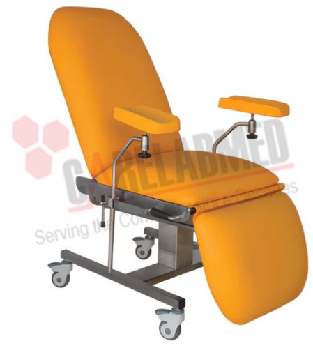 Carelabmed Mild Steel Blood Donor Chair For Clinical Use, Lab Use
