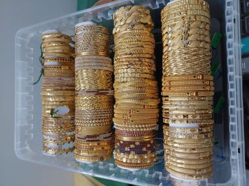 Impone One Gram Gold Artificial Bangles, Color : All