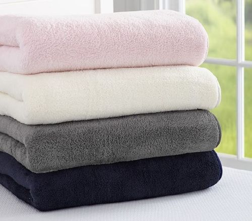 Plain Cotton Blanket For Home, Hotel