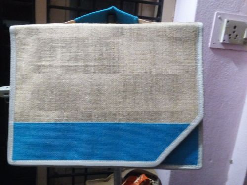 Plain Jute File Folder For Keeping Documents