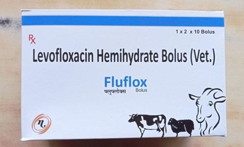 Fluflox Levofloxacin Hemihydrate Bolus For Animals Use