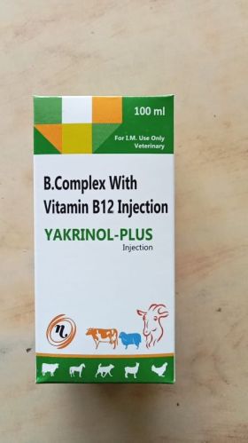 Yakrinol-Plus Veterinary Injection, Packaging Type : Box