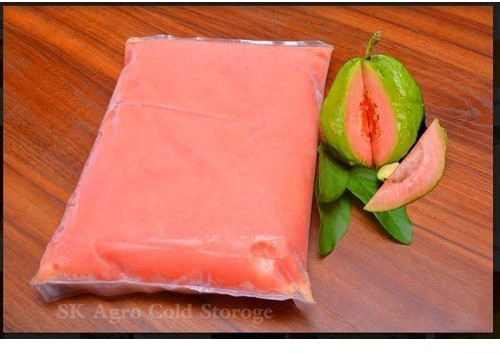 Frozen Red Guava Pulp For Human Consumption