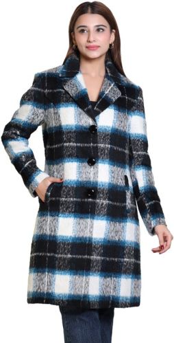 Casual Woolen Hallinton Women Long Coat, Gender : Female
