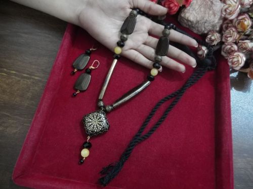 Dokra Handmade Necklace Set, Gender : Female
