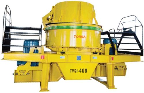 Powder Coated Hydraulic Vertical Shaft Impactor, Color : Yellow For Industrial