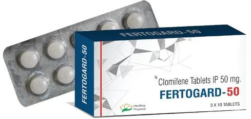 Fertogard 50 Mg Tablet, Packaging Type : Box