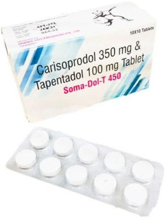 Somadol T 450 Mg Tablet, Packaging Type : Box