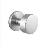 Chrome Polished Stainless Steel Knob For Cabinet Use