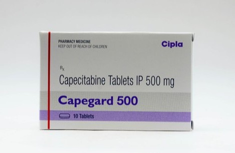 Capecitabine Tablet IP 500mg - Capegard, Packaging Type : Box